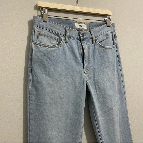 VANS Jeans High Rise Straight Lightwash Denim Relaxed Fit Womens 7 28 - Picture 14 of 16